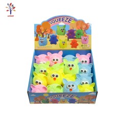 Jucarie figurina antistress cu led bufnita 11cm