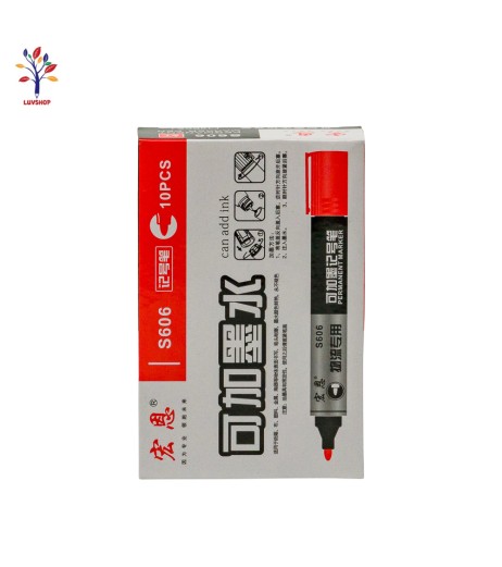 Permanent marker S606 Red