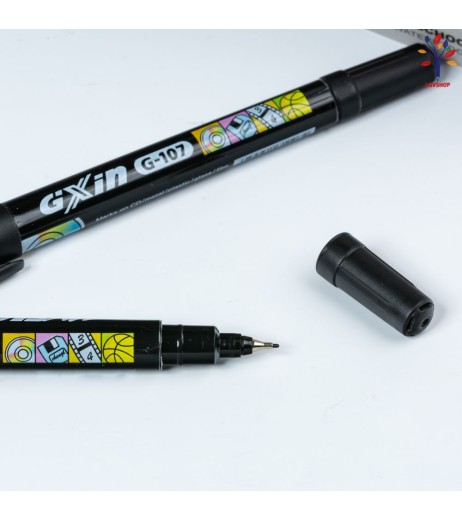 Marker CD/DVD 2 capete G107 negru