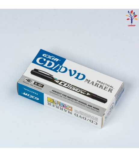 Marker CD/DVD 2 capete G107 negru