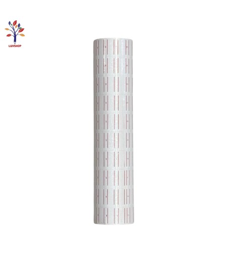 White adhesive labels 10 rolls/set