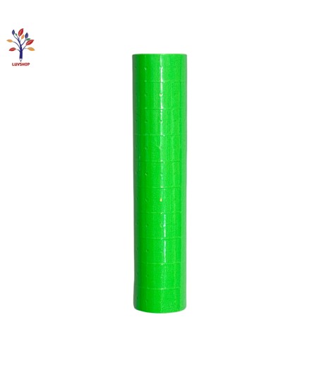 Adhesive labels 10 rolls/set green