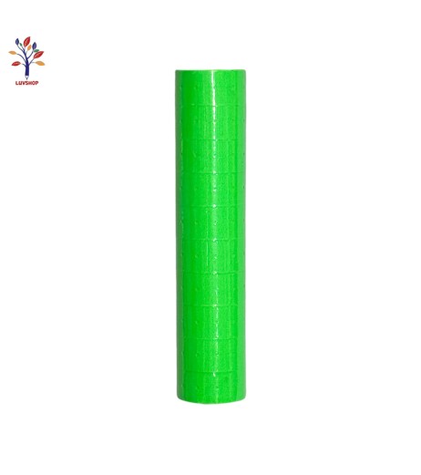 Adhesive labels 10 rolls/set green