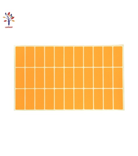 Adhesive labels 33/sheet orange