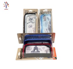 BigCity 8943 zippered textile pencil case