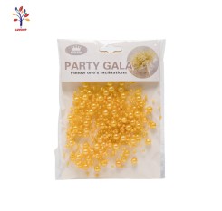 Yellow decorative beads