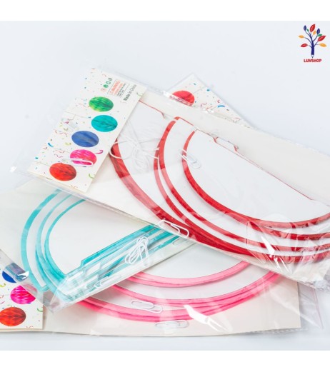 Party decoration paper balls 6 pieces