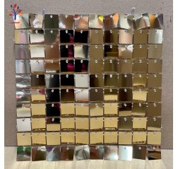 Panou paiete pentru decor party auriu