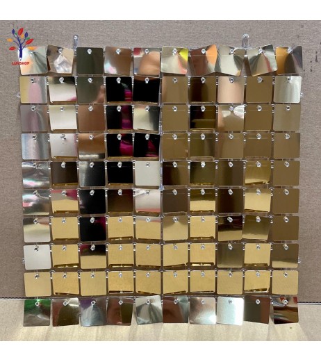 Panou paiete pentru decor party auriu