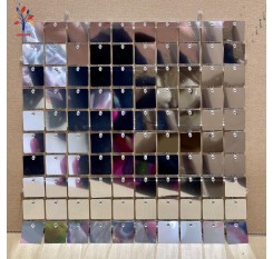 Silver sequin panel for party decoration