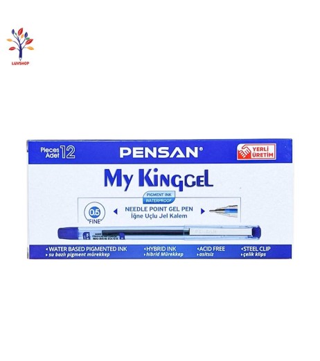 Pensan MyKing blue gel pen