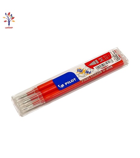 Set of 3 Pilot Frixion roller refills 0.7 red