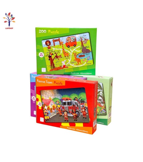 Cardboard puzzle 45 pieces