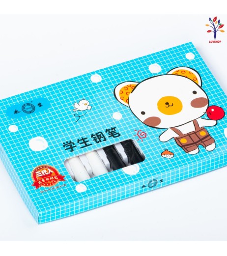 Plastic pen with teddy bear head 7502