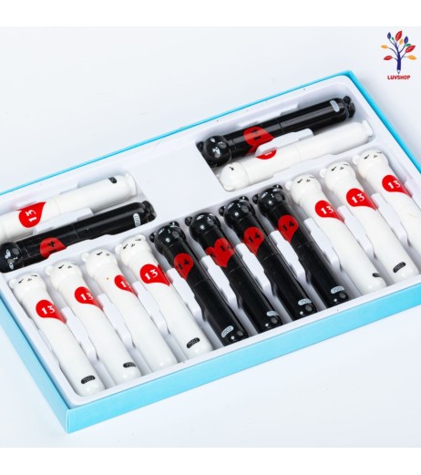 Plastic pen with teddy bear head 7502