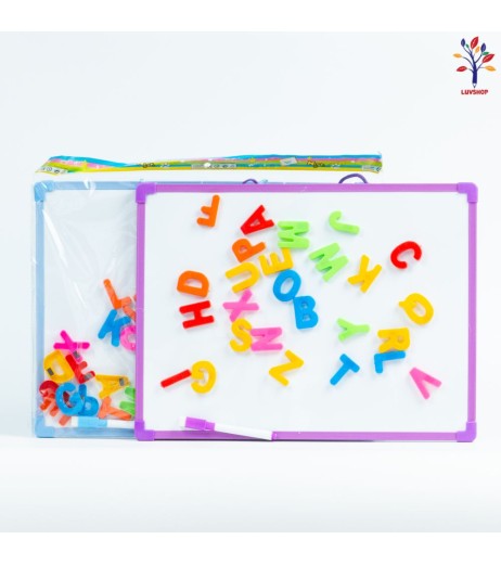 Magnetic board with letters/numbers